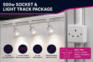 500W Socket and Light Track Package