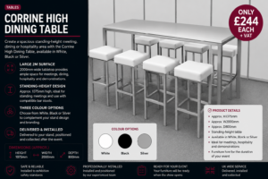 Corrine High Dining Table