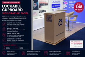 Lockable Cupboard Side Graphic Panel