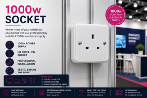 Professional 1000W Exhibition Socket
