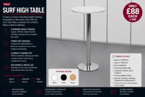 Surf High Table